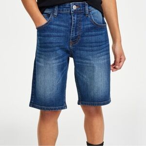 NWT Calvin Klein boys distressed denim stretch shorts size 16 slim Macy’s